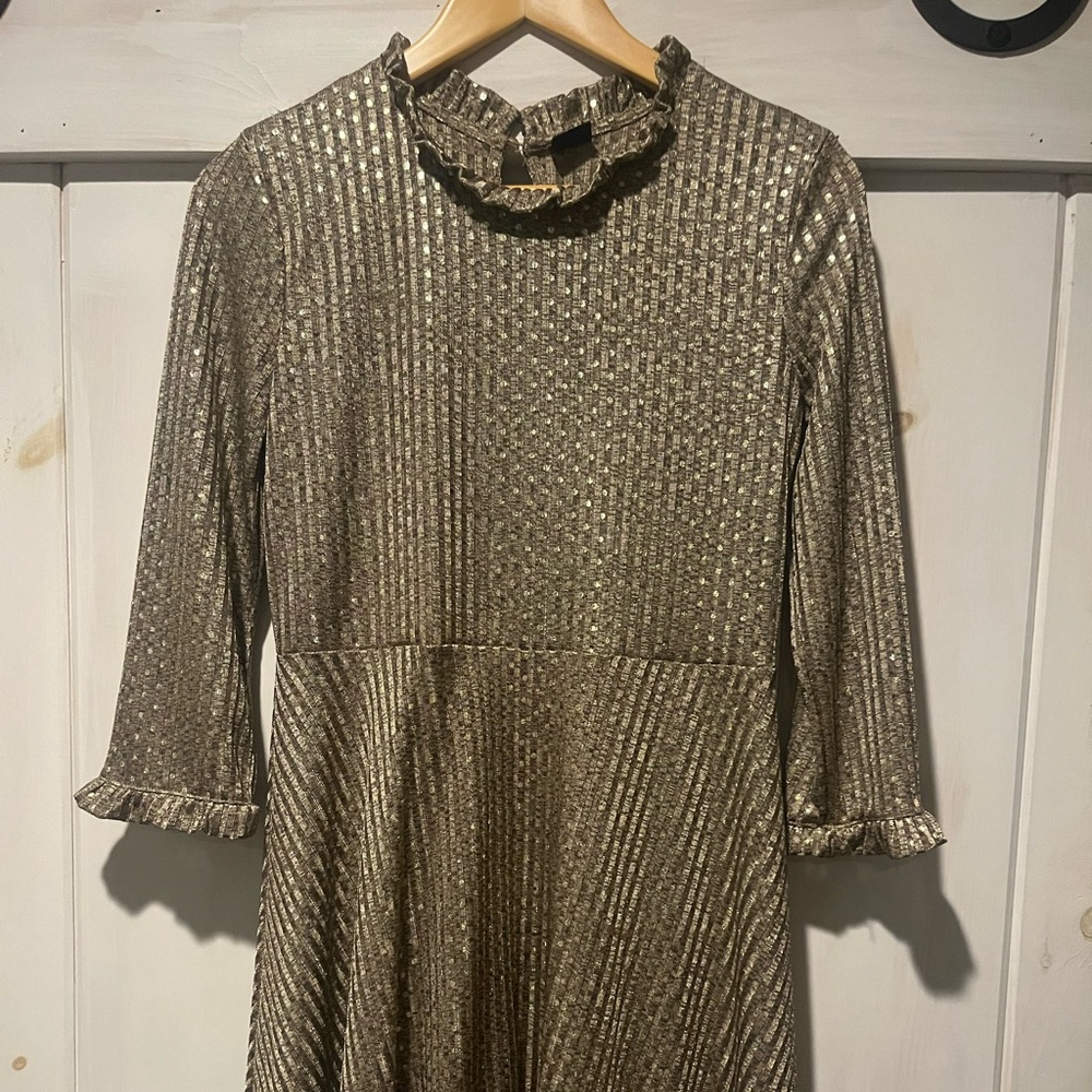Girls Art Class XL Gold Dress